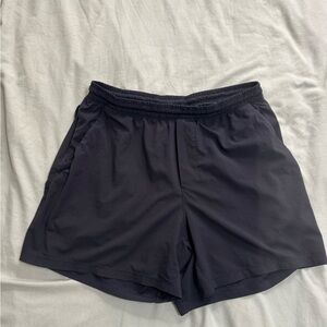 Men’s Black Lululemon surge shorts (size large, 5 inch inseam)